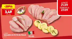 ALDI Il podere tagliata di petto di pollo offerta