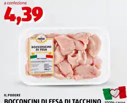 ALDI Il Podere bocconcini di fesa di tacchino offerta