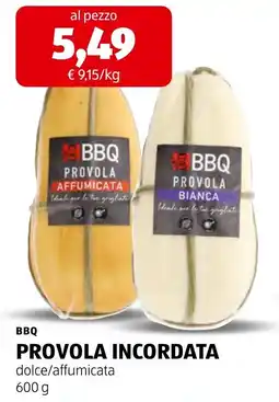 ALDI BBQ provola incordata offerta