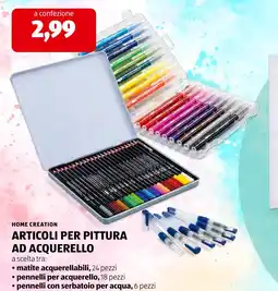 ALDI Home Creation Articoli per Pittura ad Acquerello offerta