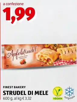 ALDI Finest Bakery Strudel di mele offerta
