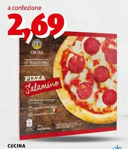 ALDI Pizza Salamino Cucina offerta
