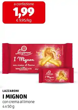 ALDI Lazzaroni I Mignon con crema al limone offerta