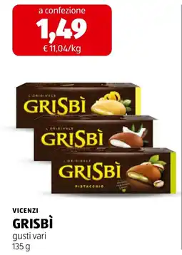 ALDI Grisbì gusti vari offerta