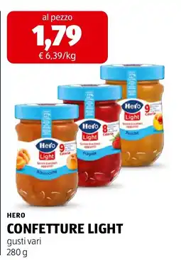 ALDI Hero confetture light offerta
