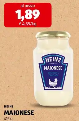 ALDI Heinz maionese offerta