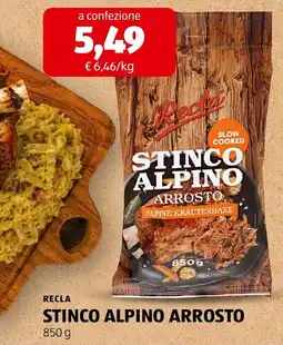 ALDI Recla Stinco Alpino Arrosto offerta