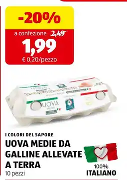 ALDI I colori del sapore uova medie offerta