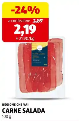 ALDI Carne Salada offerta