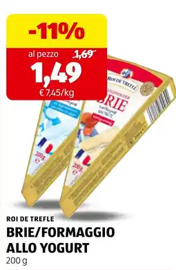 ALDI Roi de Trefle Brie/Formaggio allo Yogurt offerta