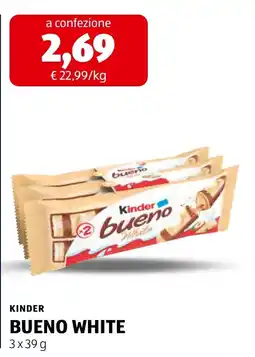 ALDI Kinder Bueno White offerta