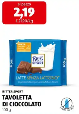 ALDI Ritter Sport Tavoletta di cioccolato offerta