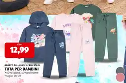 ALDI Tuta per bambini Gabby's Dollhouse / Paw Patrol offerta