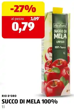 ALDI Rio d'oro succo di mela offerta