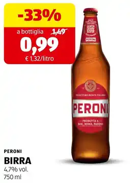 ALDI Peroni birra offerta