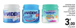 Spazio Conad Chewing gum senza zucchero Vivident xylit Daygum protex offerta
