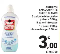 Spazio Conad Additivo smacchiantе Omino Bianco offerta