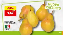 ALDI I colori del sapore Pere Williams offerta