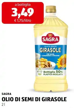 ALDI Sagra olio di semi di girasole offerta