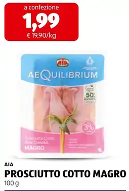 ALDI AIA Prosciutto Cotto Magro offerta