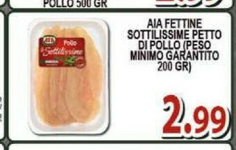 Sacoph Petto di pollo offerta