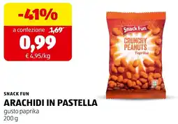 ALDI Snack Fun arachidi in pastella offerta