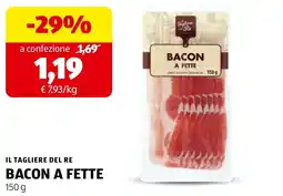 ALDI Il tagliere del re bacon a fette offerta