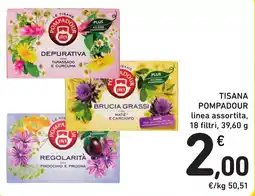 Spazio Conad Tisana Pompadour linea assortita offerta