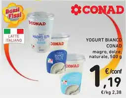 Spazio Conad Yogurt bianco Conad offerta