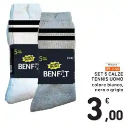 Spazio Conad Calze tennis uomo Benfit offerta