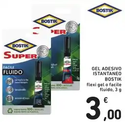 Spazio Conad Gel adesivo istantaneo Bostik offerta