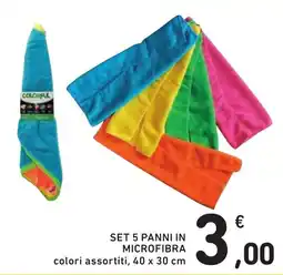 Spazio Conad Colorful panni in microfibra offerta