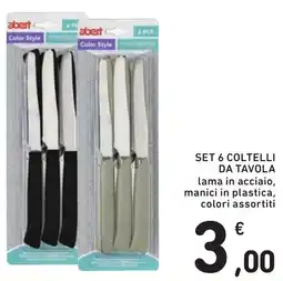 Spazio Conad abert coltelli da tavola offerta