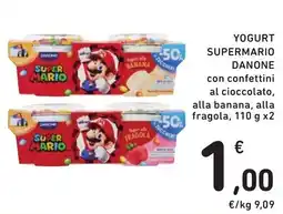 Spazio Conad Yogurt supermario danone offerta