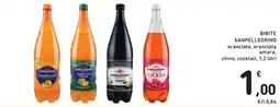 Spazio Conad Bibite Sanpellegrino aranciata, aranciata amara, chinò, cocktail offerta