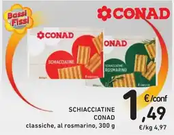 Spazio Conad Schiacciatine Conad classiche offerta