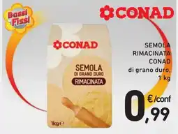 Spazio Conad Semola di grano duro rimacinata Conad offerta