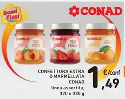 Spazio Conad Confettura extra marmellata Conad offerta