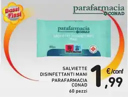 Spazio Conad Salviette disinfettanti mani parafarmacia conad offerta
