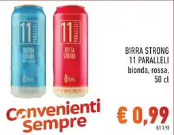 Spazio Conad Birra strong 11 paralleli offerta