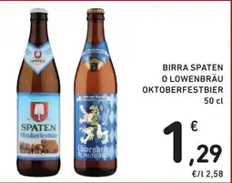Spazio Conad Birra Spaten o Lowenbräu Oktoberfestbier offerta