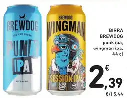 Spazio Conad Brewdog punk ipa, wingman ipa offerta