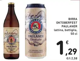 Spazio Conad Birra Oktoberfest Paulaner offerta