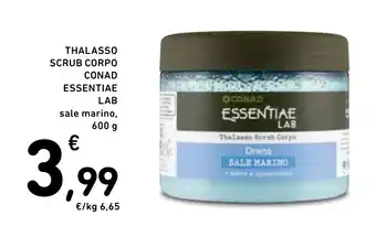 Thalasso scrub corpo conad essentiae lab