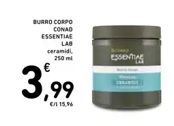 Spazio Conad Burro corpo Conad Essentiae Lab offerta