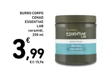 Burro corpo Conad Essentiae Lab