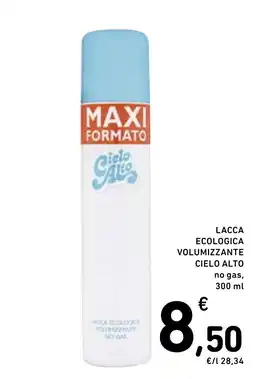 Spazio Conad Lacca ecologica volumizzante Cielo Alto offerta