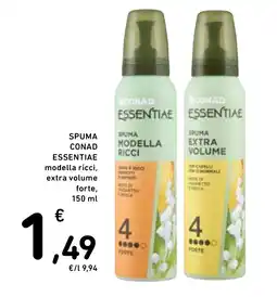 Spazio Conad Spuma Conad Essentiae offerta