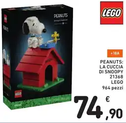 Spazio Conad LEGO PEANUTS: LA CUCCIA DI SNOOPY offerta