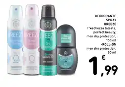Spazio Conad Deodorante spray breeze offerta